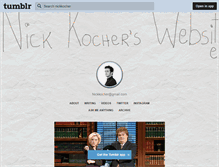 Tablet Screenshot of nickkocher.com